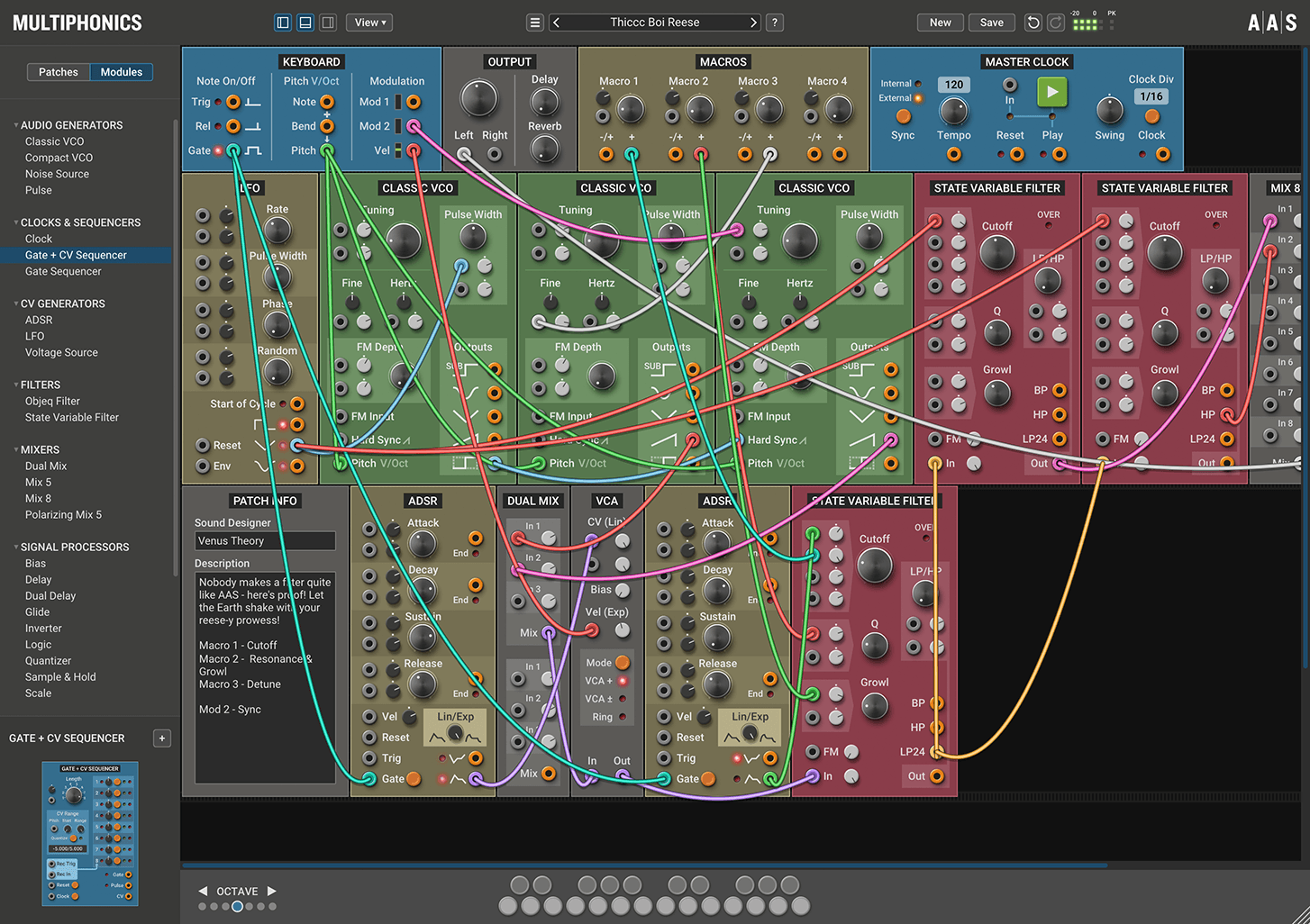 Applied Acoustics Systems Multiphonics CV-1