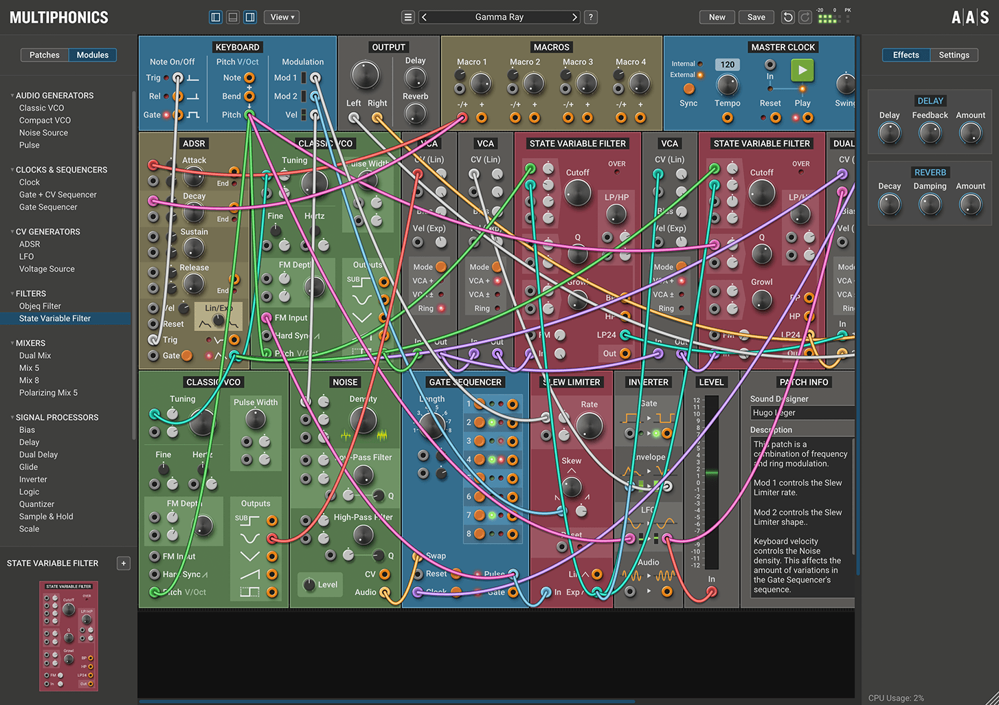 Applied Acoustics Systems Multiphonics CV-1