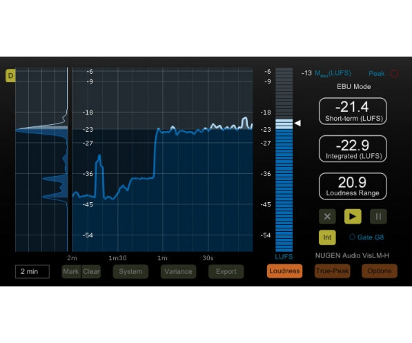 NUGEN Audio VisLM-C to VisLM H