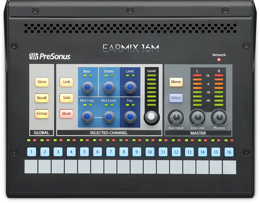 PreSonus EarMix 16M Top