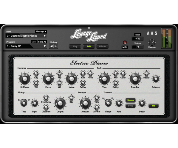 Applied Acoustics Systems Lounge Lizard EP-4