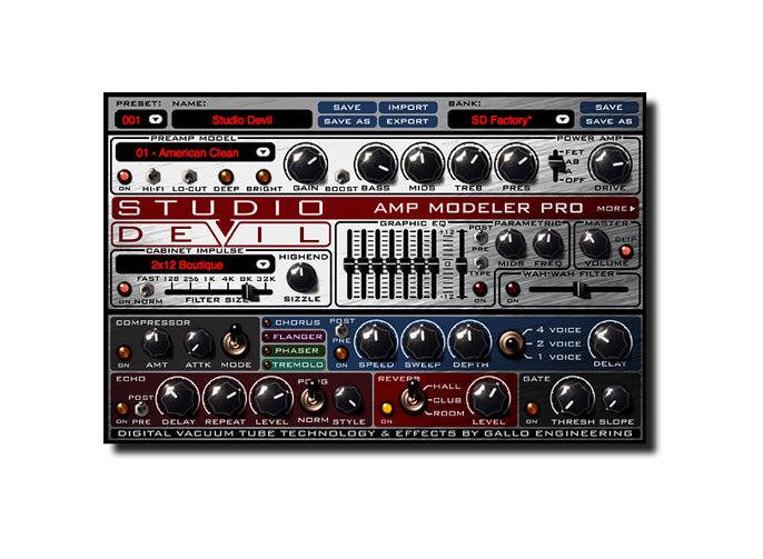 Studio devil store amp modeler pro