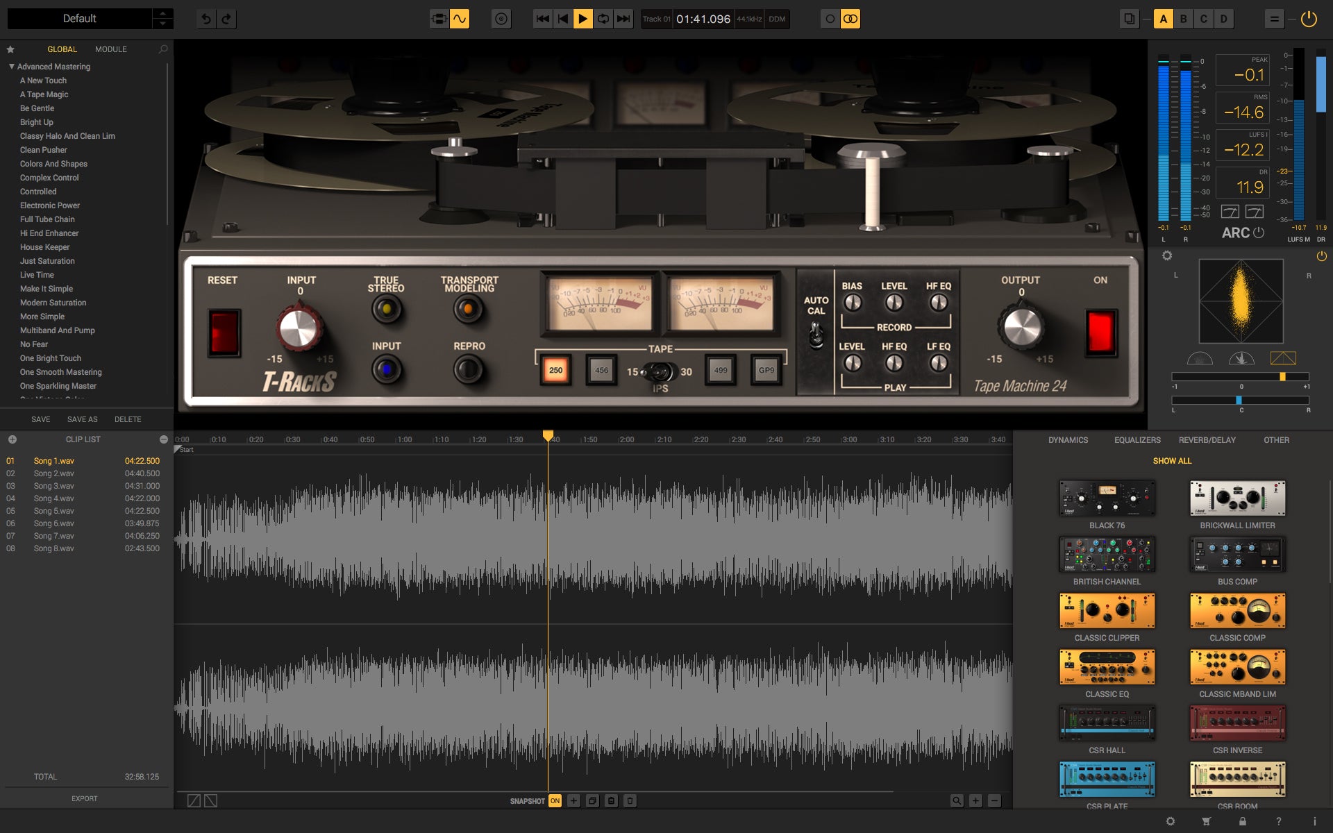 IK Multimedia T-RackS Tape Machine Collection