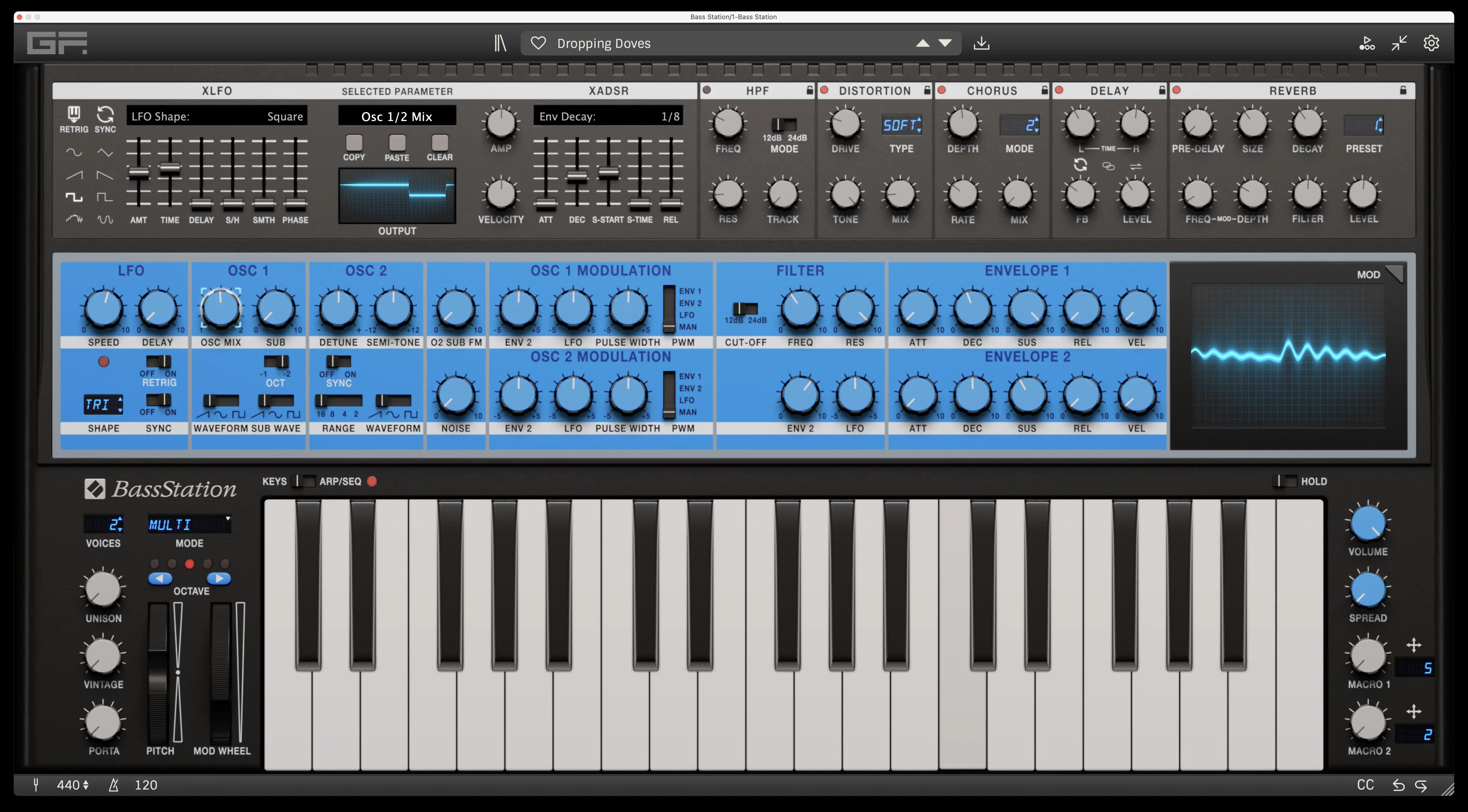 Introducing the GForce Novation Bass Station: A Classic Synth Reborn