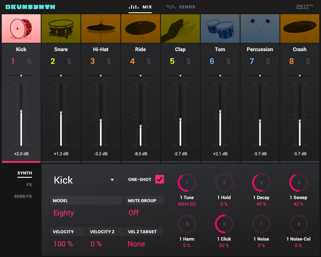 AIR Music Tech Drum Synth