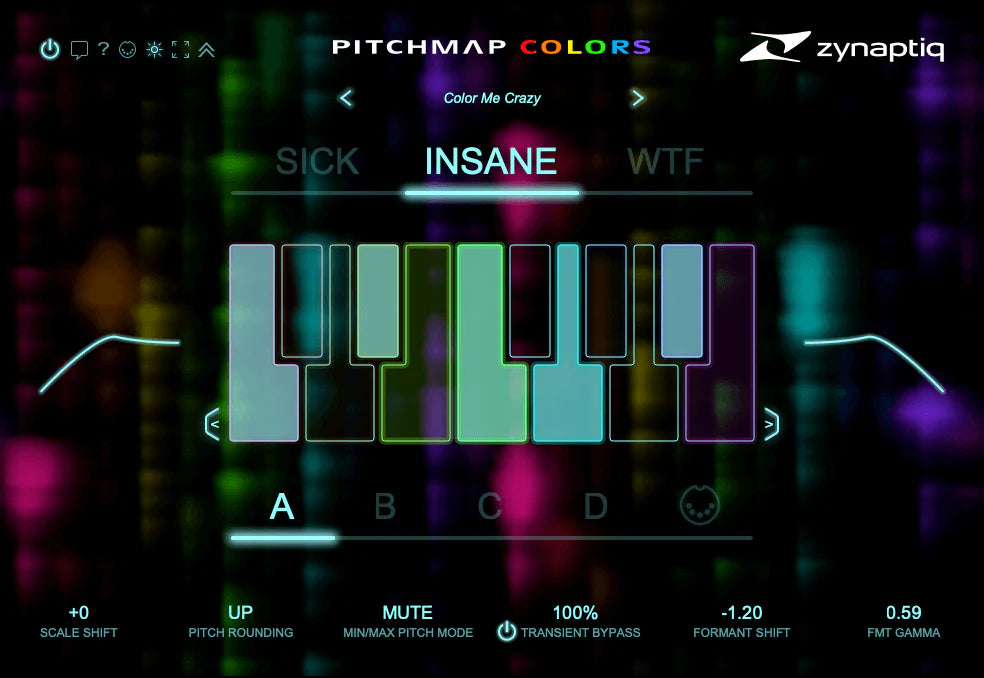 Zynaptiq PITCHMAP::COLORS