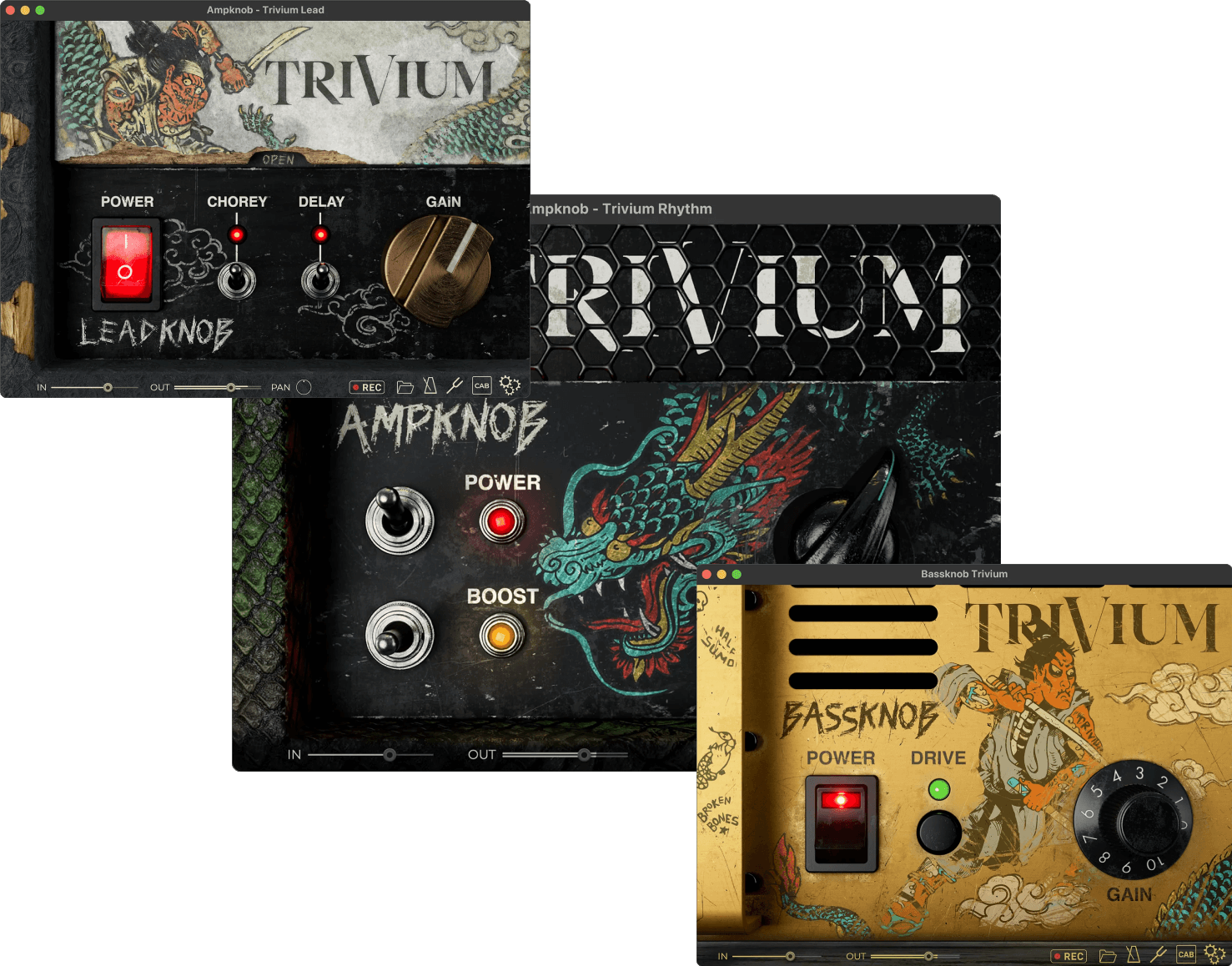 Bogren Digital Trivium Ampknob Bundle