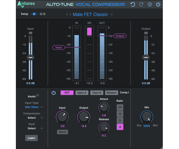 Antares Auto-Tune Vocal Compressor