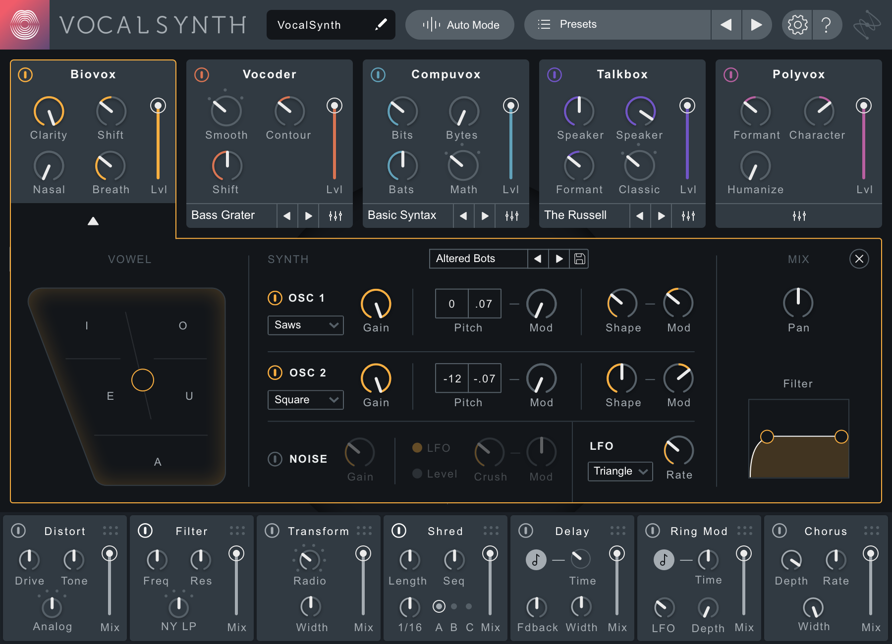 VocalSynth 2 Upgrade from Music Production Suite