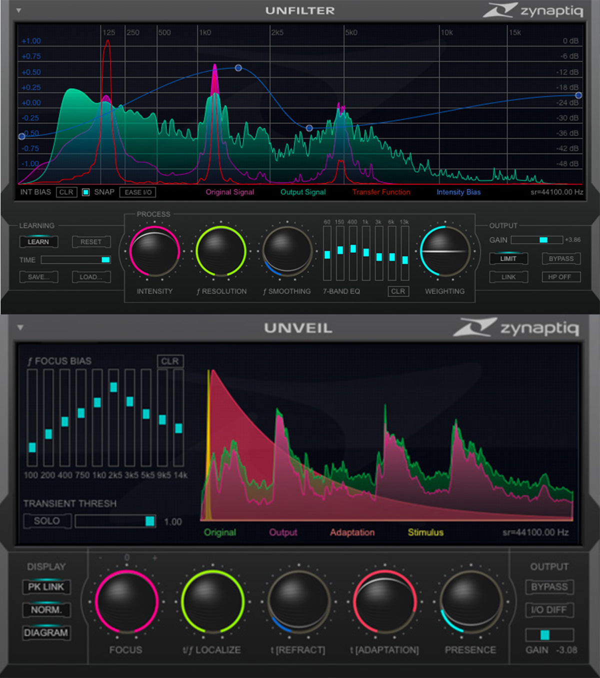 Zynaptiq UNVEIL and UNFILTER Bundle