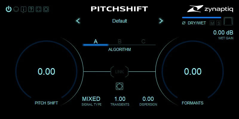 Zynaptiq PITCHSHIFT