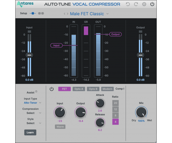 Antares Auto-Tune Vocal Compressor