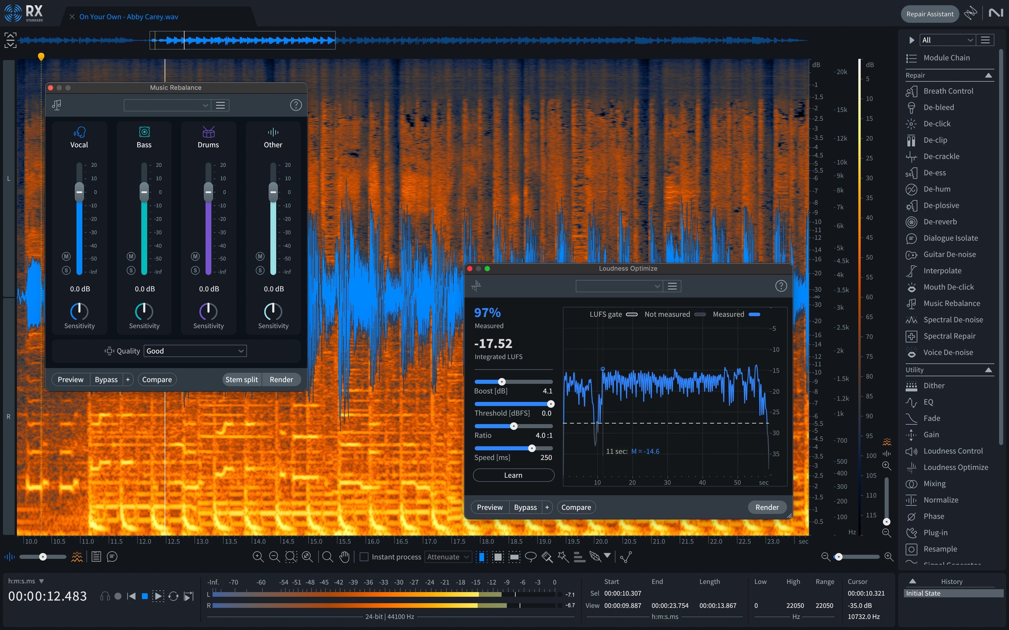 iZotope RX 11 Standard Upgrade from any previous version of RX Standard, RX Advanced, or RX Post Production Suite