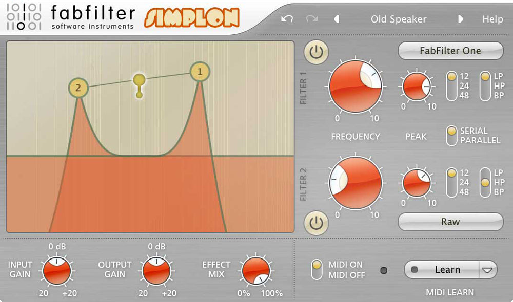 FabFilter Simplon GUI