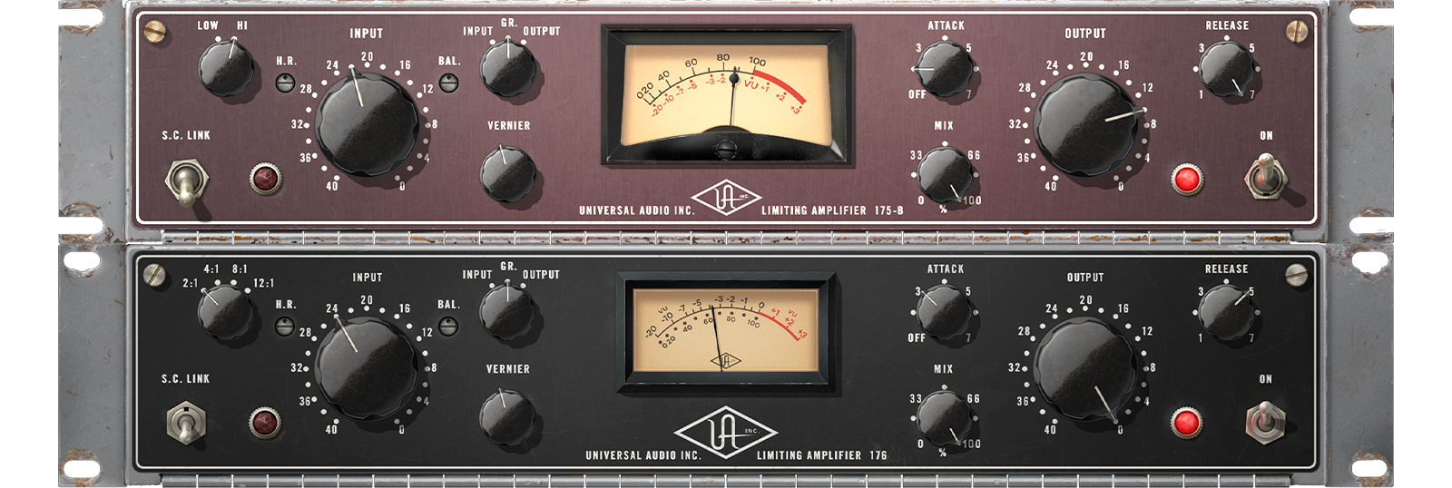 Universal Audio UA 175B and 176 Tube Compressor Collection