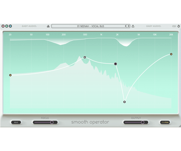 Baby Audio's Smooth Operator combines EQ, spectral compression and