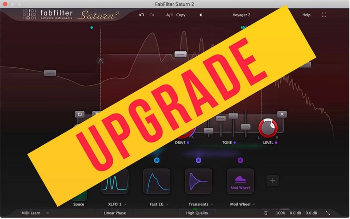 FabFilter Saturn 2 Upgrade - Instant Delivery