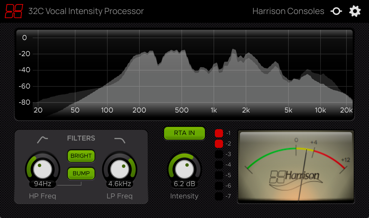 Harrison Consoles 32C Vocal Intensity Processor