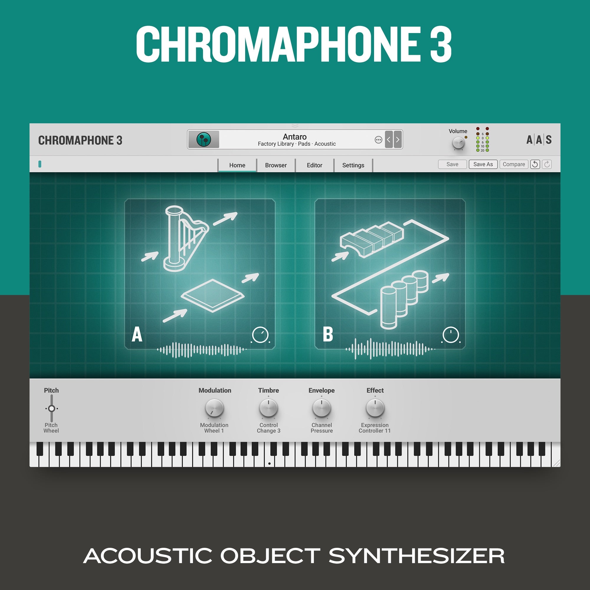 Applied Acoustics Systems Chromaphone 3 Upgrade from Chromaphone 2 (requires Chromaphone 2)