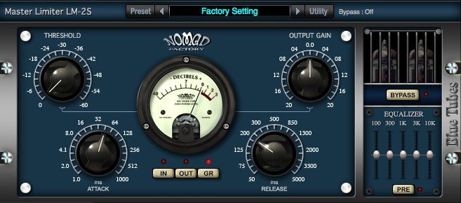 Nomad Factory Blue Tubes Limiter LM2S