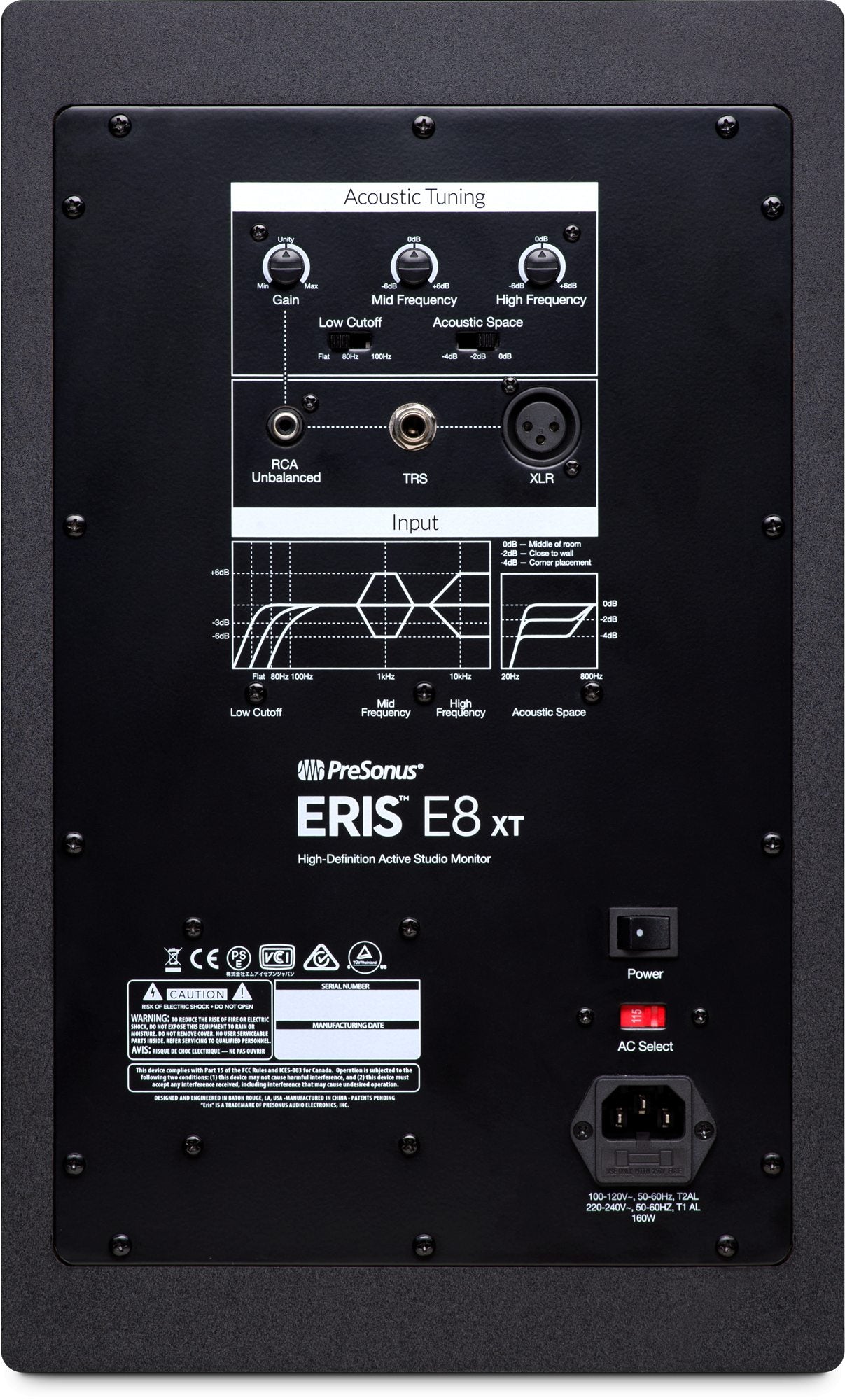 PreSonus Eris E8 XT2-Way 8" Near Field Studio Monitor with EBM Waveguide
