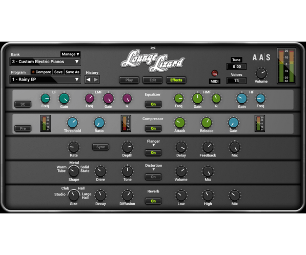 Applied Acoustics Systems Lounge Lizard EP-4